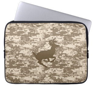 Housse Pour Ordinateur Portable Camouflage numérique du désert Couverture Motif de
