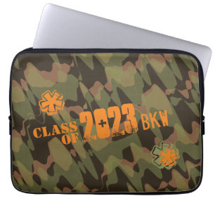 Housse Pour Ordinateur Portable Camouflage personnalisé Woodland Green