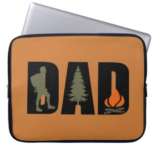 Housse Pour Ordinateur Portable Camping extérieur papa heureux camper