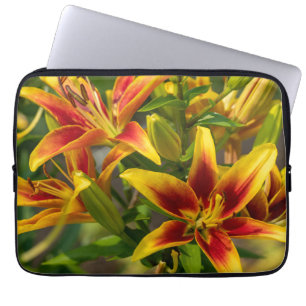 Housse Pour Ordinateur Portable Canadian Daylily, Orange Flower Photographie Impri