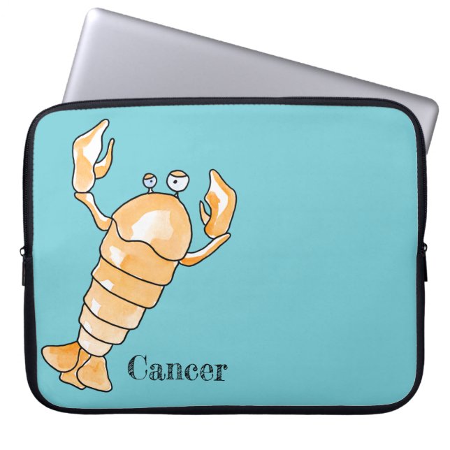 Housse Pour Ordinateur Portable Cancer du zodiaque (Devant)