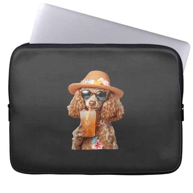 Housse Pour Ordinateur Portable Caniche (Devant)
