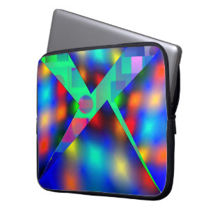 Housse Pour Ordinateur Portable Capa de portable colorida, com enveloppe torto, az