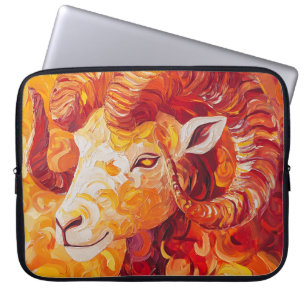 Housse Pour Ordinateur Portable Capricorne solaire fière