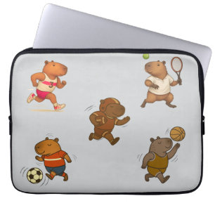 Housse Pour Ordinateur Portable CapyCharm : L'icône adorable