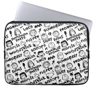 Housse Pour Ordinateur Portable Caractères arachide Motif Graffiti