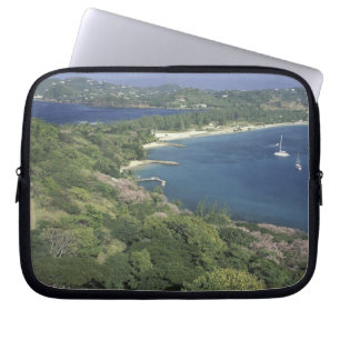 Housse Pour Ordinateur Portable Caraïbes, Antilles, Sainte-Lucie. Vue de