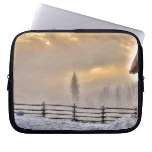 Housse Pour Ordinateur Portable Cariboo Nature Paysage Design Tapis de souris