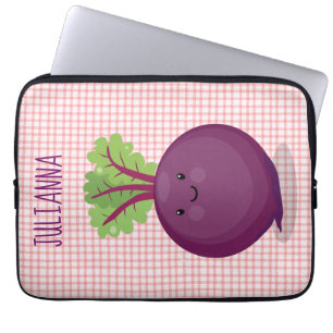 Housse Pour Ordinateur Portable Caricature de la cuisine à la racine de betterave