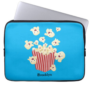 Housse Pour Ordinateur Portable Caricature de pop-corn drôles
