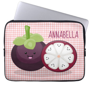 Housse Pour Ordinateur Portable Caricature mignonne mauve mangouste
