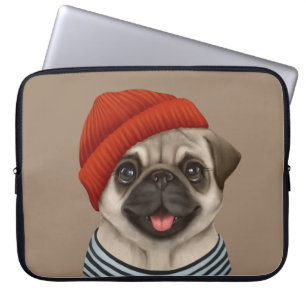 Housse Pour Ordinateur Portable Carlin en casquette rouge