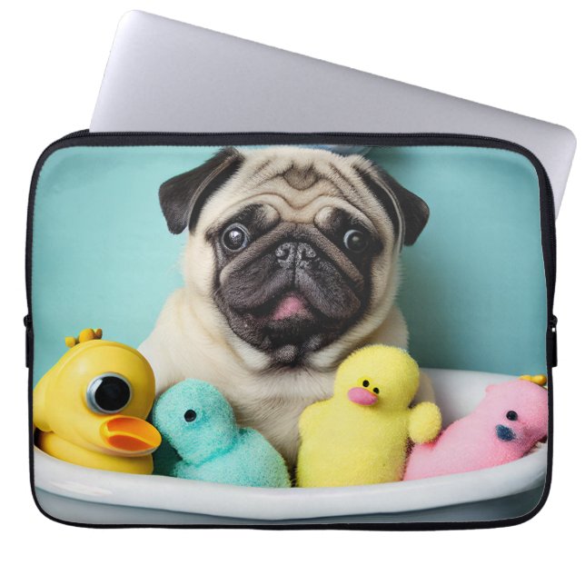 Housse Pour Ordinateur Portable Carlin Paradise : Beauté de bain dans le bain à re (Devant)
