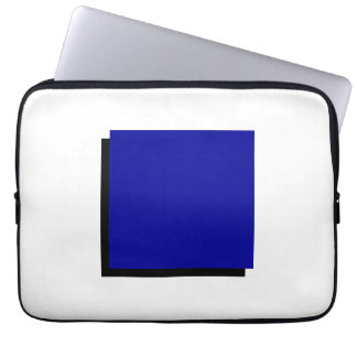 Housse Pour Ordinateur Portable Carré Bauhaus Design Bleu classique