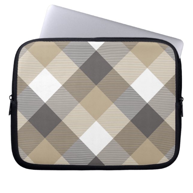 Housse Pour Ordinateur Portable Carré géométrique Résumé 2 (Devant)