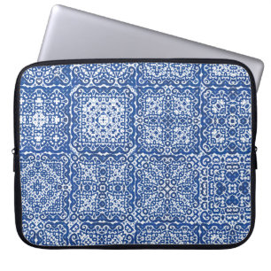 Housse Pour Ordinateur Portable Carreaux en azulejos décoratifs en céramique. de c