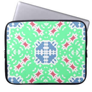 Housse Pour Ordinateur Portable Carreaux ornés d'antiquité talavera mexico. Ensemb