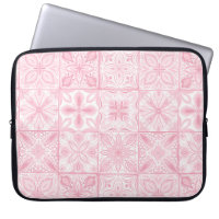 Carreaux ornés en rose