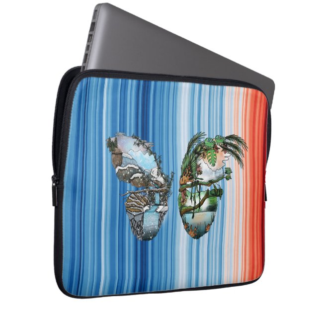 Housse Pour Ordinateur Portable Carry the Future, Protect the Planet - COP30 (Devant droit)