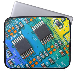 Housse Pour Ordinateur Portable Carte de circuit électronique fermer. arrière - pl