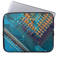 Carte de circuit électronique fermer. ordinateur, 