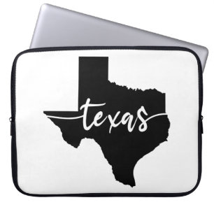 Housse Pour Ordinateur Portable Carte de l'état du Texas USA