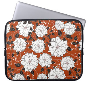 Housse Pour Ordinateur Portable Carte d'invitation ou de mariage avec ba fleurie a