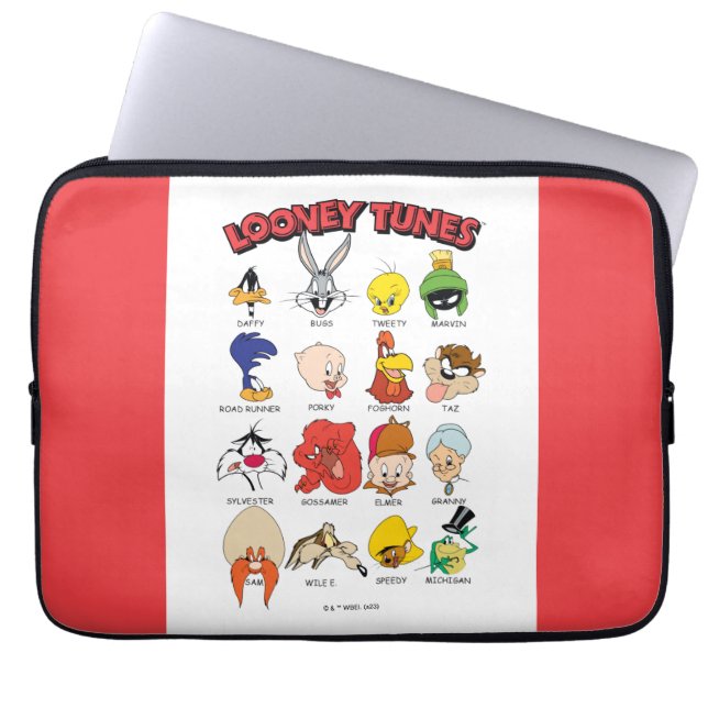 Housse Pour Ordinateur Portable Casques LOONEY TUNES™ (Devant)