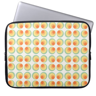 Housse Pour Ordinateur Portable Cercles vintages motif