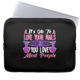 Housse Pour Ordinateur Portable C'Est Bon D'Aimer Vos Nails