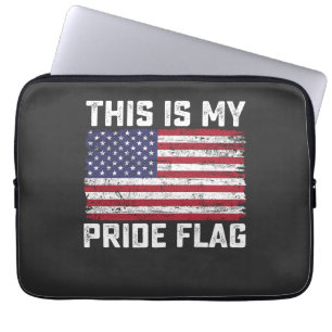Housse Pour Ordinateur Portable C'est mon drapeau de fierté USA