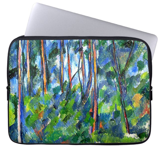 Housse Pour Ordinateur Portable Cezanne - Dans les bois (Devant)