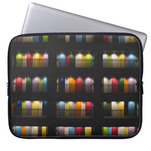 HOUSSE POUR ORDINATEUR PORTABLE CHAMBRES AVEC PORTES DE COULEUR ÉTABLIE