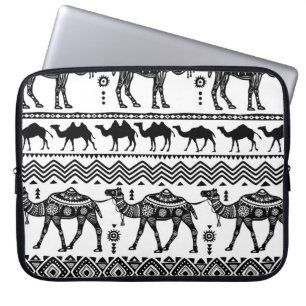 Housse Pour Ordinateur Portable Chameaux décoratifs Design Motif sans soudure