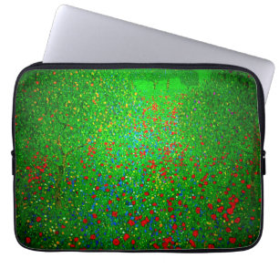 Housse Pour Ordinateur Portable Champ de pavot Gustav Klimt