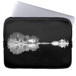 Housse Pour Ordinateur Portable Chanson de la nature : Art guitare du paysage fore