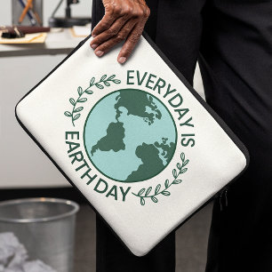 Housse Pour Ordinateur Portable Chaque Jour Est Le Jour De La Terre - Amoureux De