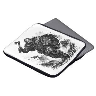 Housse Pour Ordinateur Portable Charge de guerrier Viking - Bataille d'encre