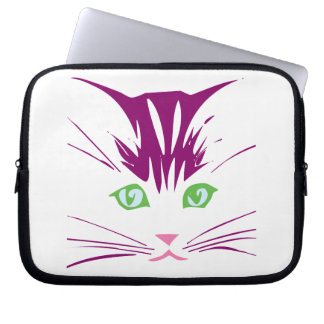 Housse Pour Ordinateur Portable Chat Chou Face Douce