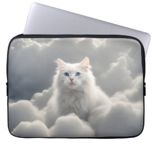 Housse Pour Ordinateur Portable Chat dans les nuages
