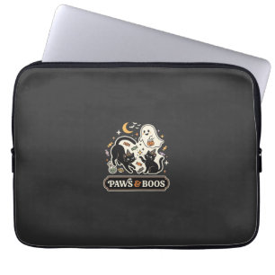 Housse Pour Ordinateur Portable Chat Fantôme Magie Halloween