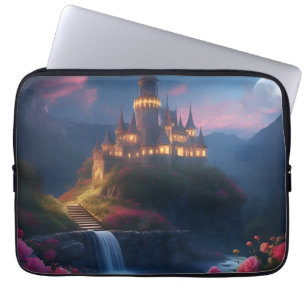 Housse Pour Ordinateur Portable Château de Montagne Midnight Four