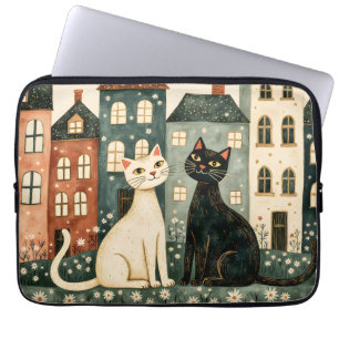 Housse Pour Ordinateur Portable Chats Fantaisistes