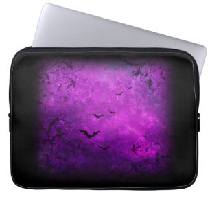 Housse Pour Ordinateur Portable Chauves-souris et Tourbillons