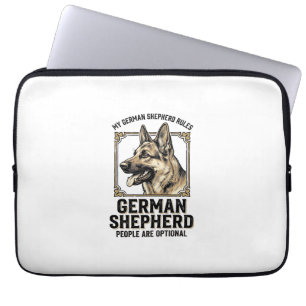 Housse Pour Ordinateur Portable Chemise de Berger Allemand pour les Amoureux de Ch
