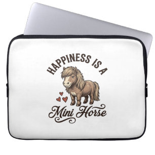Housse Pour Ordinateur Portable Chemise de conception de cheval miniature gravure 