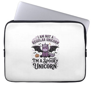 Housse Pour Ordinateur Portable Chemise de gravure vintage Halloween licorne effra