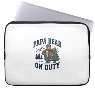 Housse Pour Ordinateur Portable Chemise de papa ours en service pour la fête des p