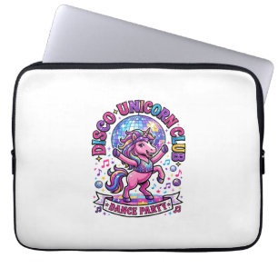 Housse Pour Ordinateur Portable Chemise graphique du club de disco licorne commerc