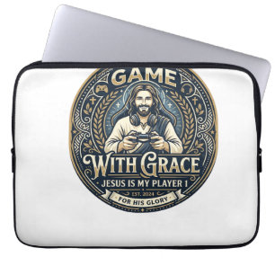 Housse Pour Ordinateur Portable Chemise Vintage Jesus Pickleball Graphique Chrétie